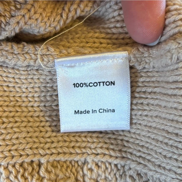 Evereve Maeve Cable Knit Sweater tank top sz M - Picture 4 of 4